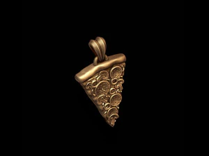 Pizza slice pendant 3D Print Model