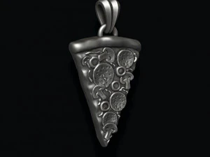 Pizza slice pendant 3D Print Model