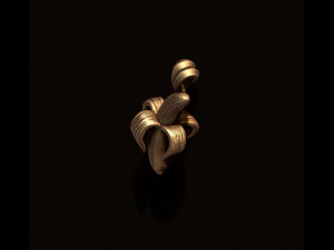 Banana pendant 3D print model Model do druku 3D
