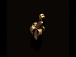 Banana pendant 3D print model 3D Print Model