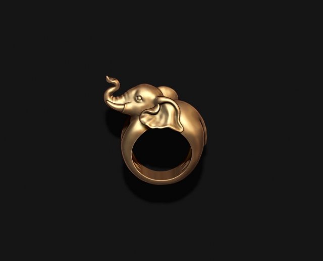 Elephant ring Modèles 3D en vedette .c4d .max .obj .3ds .fbx .stl .blend 