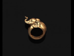 Elephant ring 3D प्रिंट मॉडल