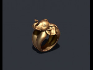 Elephant ring Modèles 3D en vedette