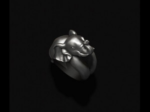 Elephant ring Modèles 3D en vedette