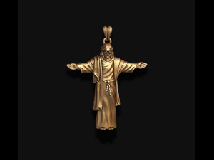 Jesus pendant Model do druku 3D