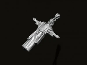 Jesus pendant 3D Print Model