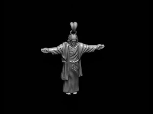 Jesus pendant 3D Print Model
