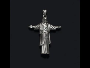 Jesus pendant 3D Print Model