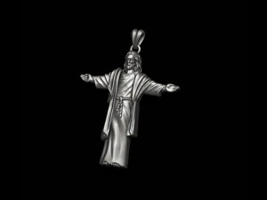 Jesus pendant 3D Print Model