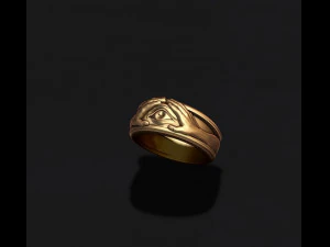 Eye of providence ring 3D Print Model