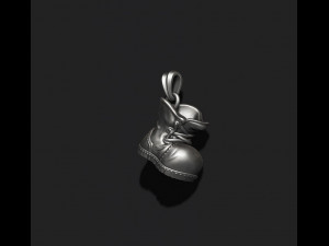Tiny Boot pendant 3D Print Model