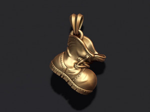 Tiny Boot pendant Modelo de Impressão 3D
