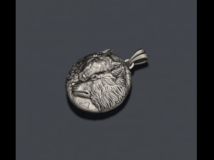 Wolves pendant 3D print model 3D Print Model
