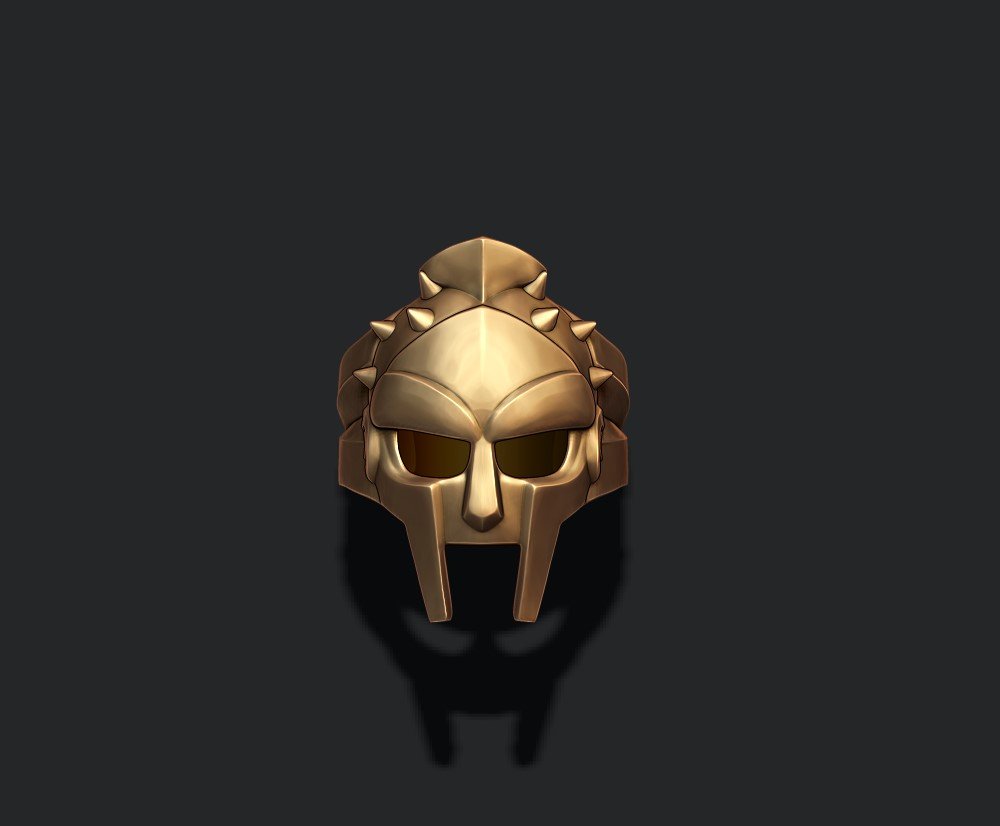 Spartan helmet ring 3D model 3D printable | CGTrader