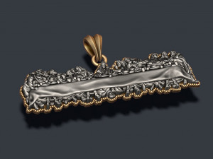 Last Supper Pendant Basrelief three versions Modelo de impresión 3D