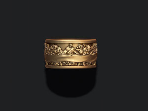 Last Supper ring Model do druku 3D