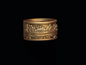 Last Supper ring 3D Print Model