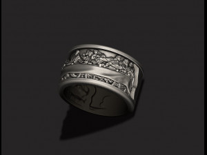 Last Supper ring Model do druku 3D