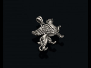 Griffin pendant 3D print model 3D Принт Модель
