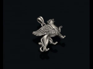 Griffin pendant 3D print model 3D Print Model