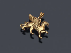 Griffin pendant 3D print model 3D Print Model