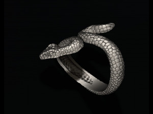 Snake ring Modelo de Impressão 3D