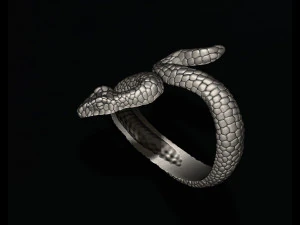 Anel de cobra Modelo de Impressão 3D