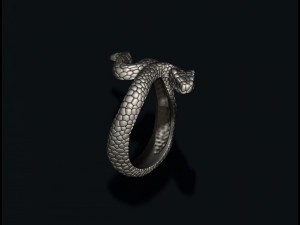 Snake ring Modelo de Impressão 3D