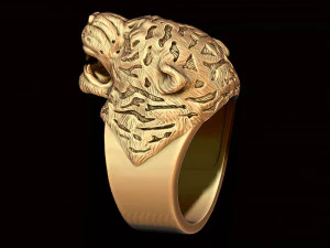 Tiger ring 3D print model 3D Print Model
