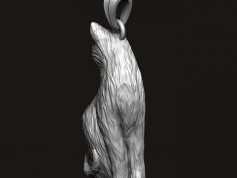 Cat pendant 3D print model Modèles 3D en vedette