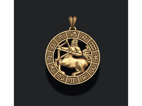 Jewellery horoscope signes lite pack 3D print model Modelo de Impressão 3D