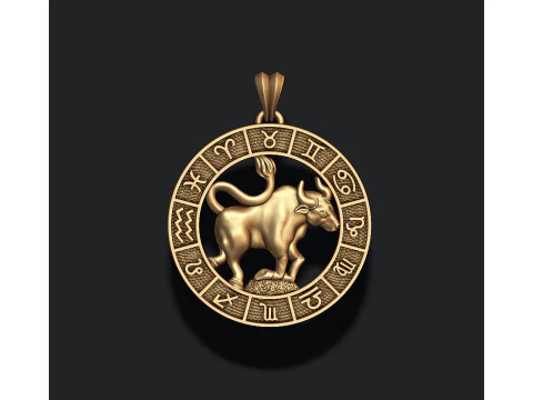 Jewellery horoscope signes lite pack 3D print model 3D Print Model