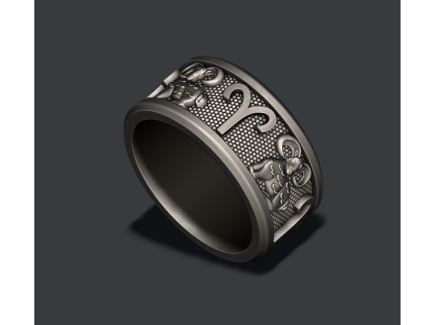 Zodiac Aries lite ring 3D print model 3Dプリントモデル