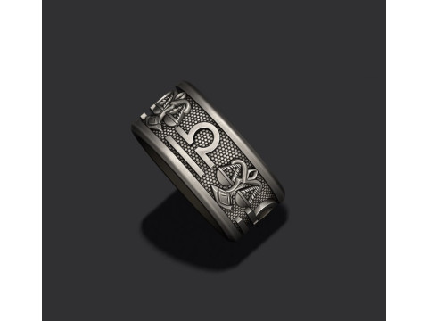 Zodiac Libra The Scales lite ring 3D print model Model do druku 3D