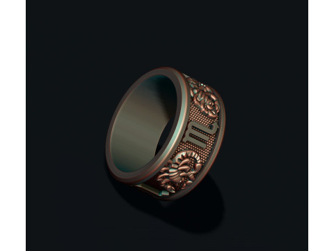 Zodiac Scorpion lite ring 3D print model Modelo de Impressão 3D
