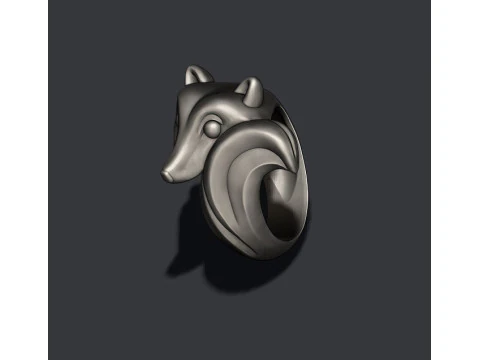 Fox ring 3D print model 3D Print Model
