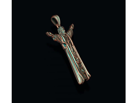 Jesus pendant 3D print model 3D Print Model