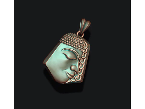 Buddha head pendant 3D print model 3D Print Model