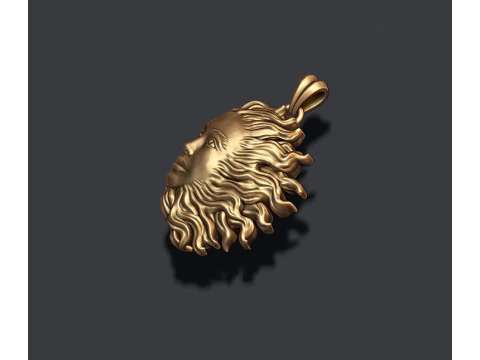 Sun pendant 3D print model 3D Print Model