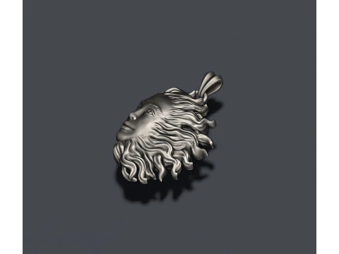 Sun pendant 3D print model 3D Print Model