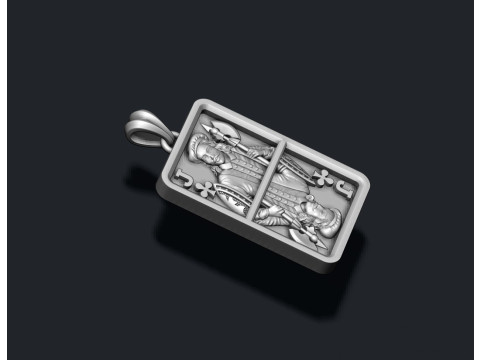 Club Jack playing card pendant light Modelo de Impressão 3D