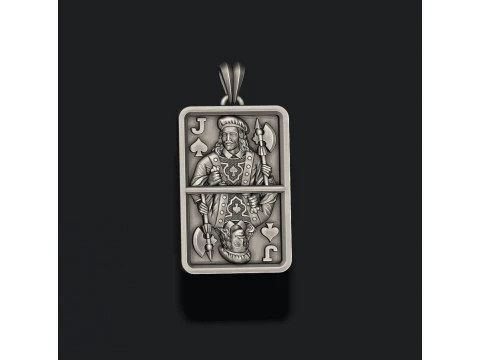 Spade Jack playing card pendant light 3D Print Model