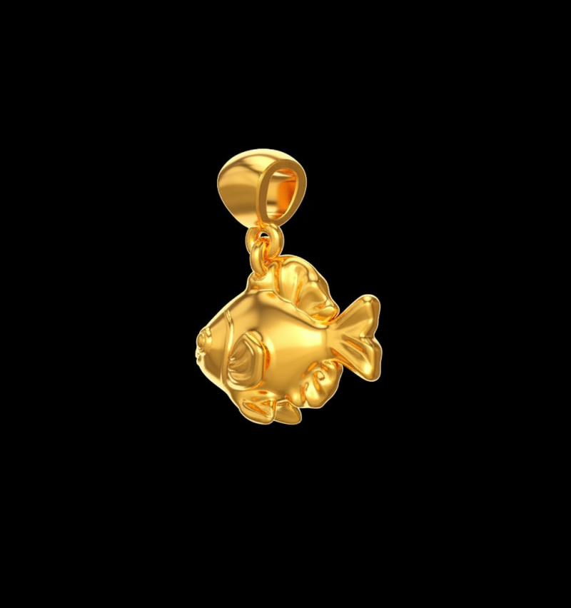 Fish pendant Free 3D print model Modelo de impresión 3D .c4d .max .obj .3ds .fbx .stl .blend 