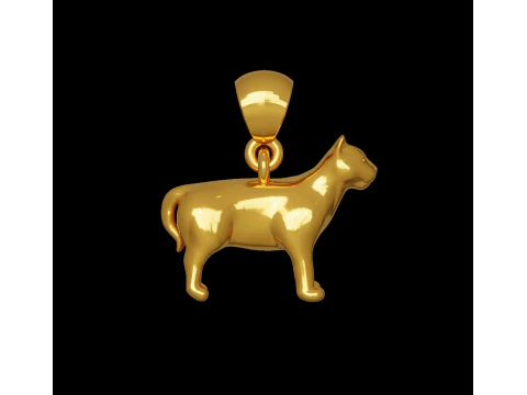 Cat pendant free Free 3D print model 3D Print Model