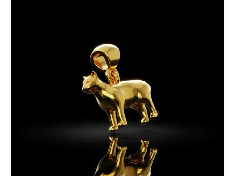 Cat pendant free Free 3D print model 3D Print Model