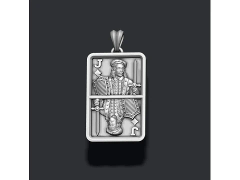 Playing card Jack pendants light pack Collection 3D Print Model