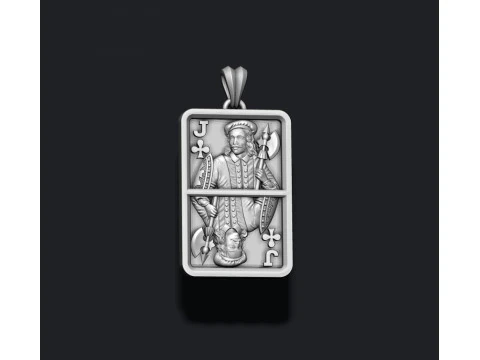 Playing card Jack pendants light pack Collection 3D Print Model