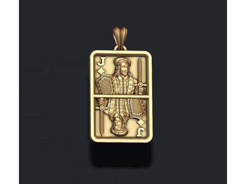 Playing card Jack pendants light pack Collection 3D Print Model