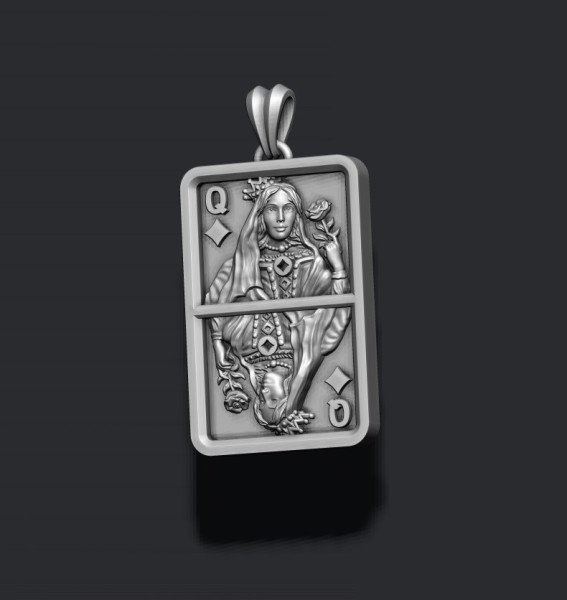 Elmas kraliçesi sarkıt ışık 3D baskı modeli 3D baskı modeli 3D Baskı Modeli .c4d .max .obj .3ds .fbx .stl .blend