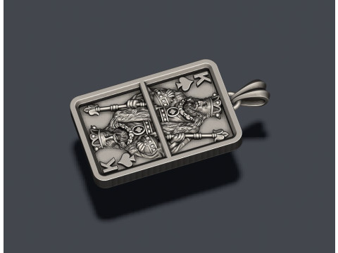 Spade King Pendelleuchte 3D-Druckmodell 3D Druckmodell